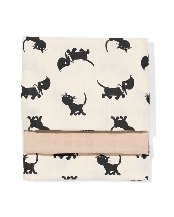 Takkie en Siepie hydrofieldoeken 60x60cm - 3 stuks - 33307840 - HEMA