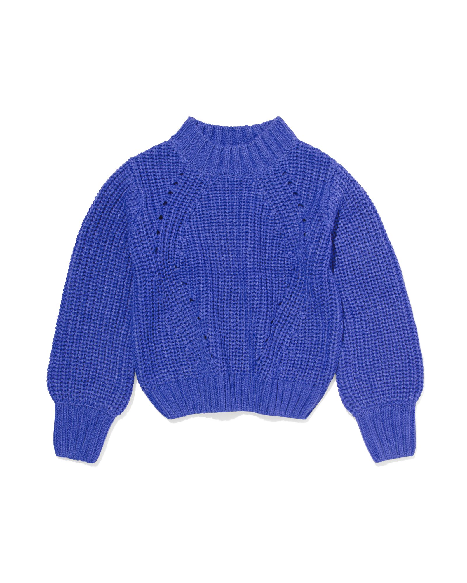 kinder trui ajour gebreid blauw blauw - 30824206BLUE - HEMA