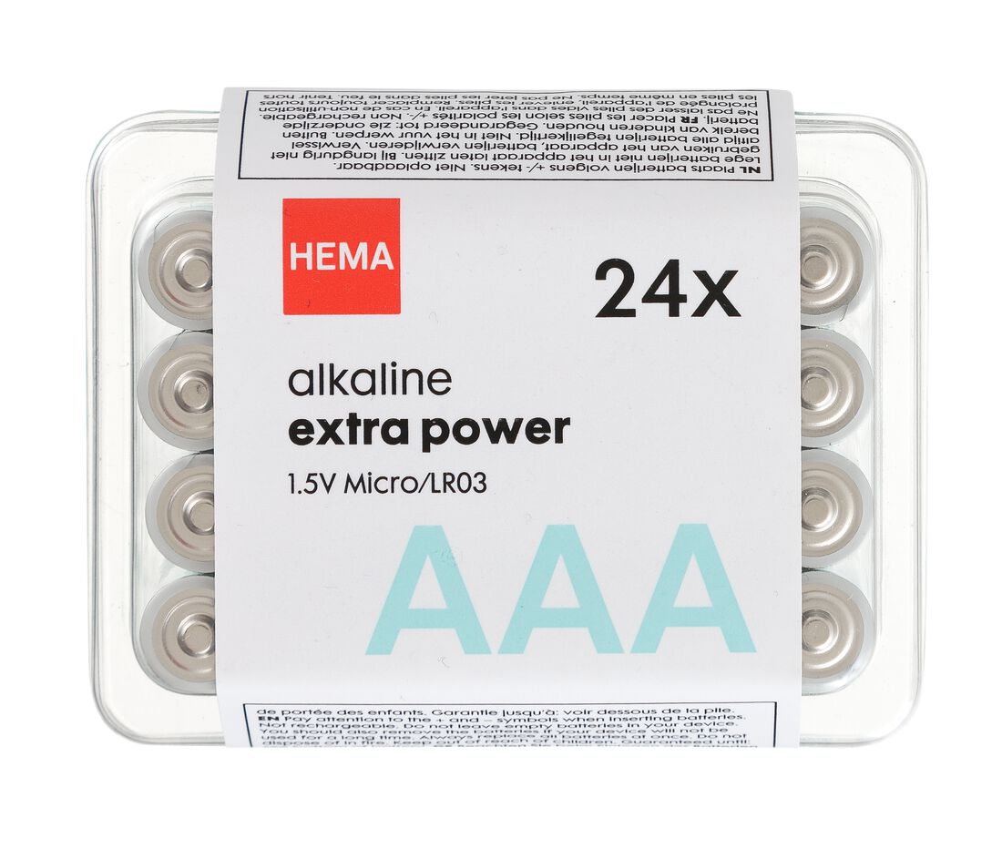 HEMA 24-pak AAA Batterijen