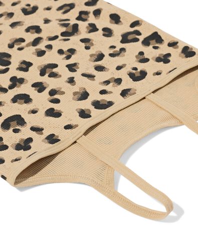 kinderhemden luipaard - 2 stuks bruin bruin - 19320370BROWN - HEMA