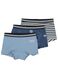 3-pak kinderboxers blauw blauw - 1000014929 - HEMA