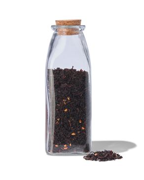 zwarte thee rozenbottel/hibiscus/aardbei - love 65gram - 17140009 - HEMA