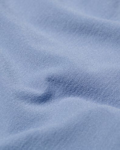 dames shortie naadloos met kant blauw M - 19690724 - HEMA