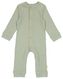 newborn jumpsuit rib met bamboe stretch groen - 1000026306 - HEMA