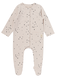 newborn jumpsuit met bamboe lichtgrijs lichtgrijs - 1000028743 - HEMA