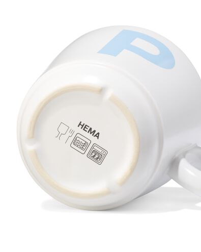 mok 280ml letter P - 61130415 - HEMA