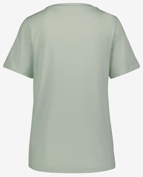 dames t-shirt Alara sunrays lichtgroen XL - 36235449 - HEMA