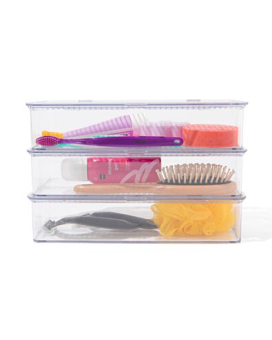 opbergdozen met deksel - 3 stuks - 39800031 - HEMA