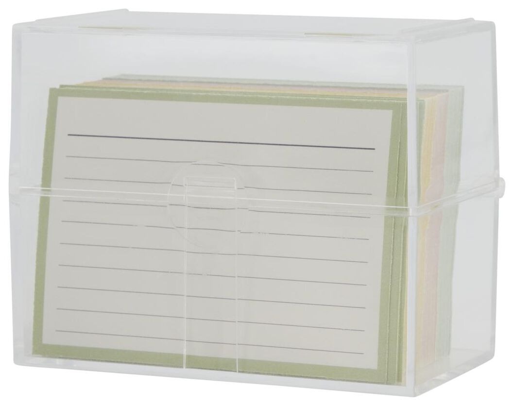 Ritmisch vochtigheid horizon flashcards A7 in box - 100 stuks - HEMA
