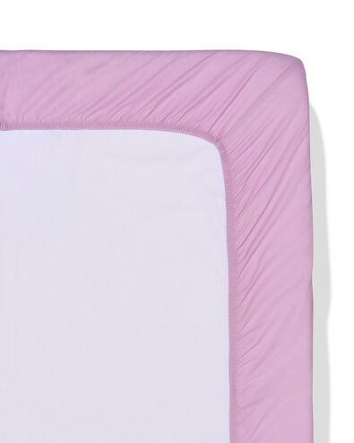 hoeslaken 180x200cm zacht katoen lila - 5160019 - HEMA