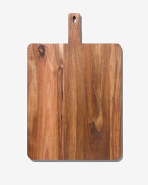 Wijzerplaat knijpen schoolbord borrelplank 48x31x2 hout - HEMA