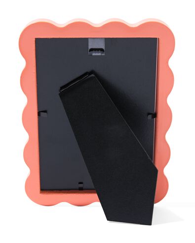 fotolijst 10x15cm koraal hout golven - 13640006 - HEMA