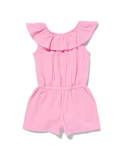 kinder jumpsuit met ruffle roze roze - 30853904PINK - HEMA kinder jumpsuit met ruffle roze roze - 30853904PINK - HEMA