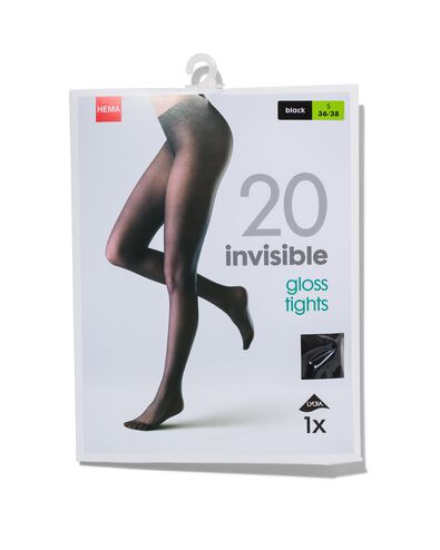 invisible panty gloss 20 denier - 4070253 - HEMA