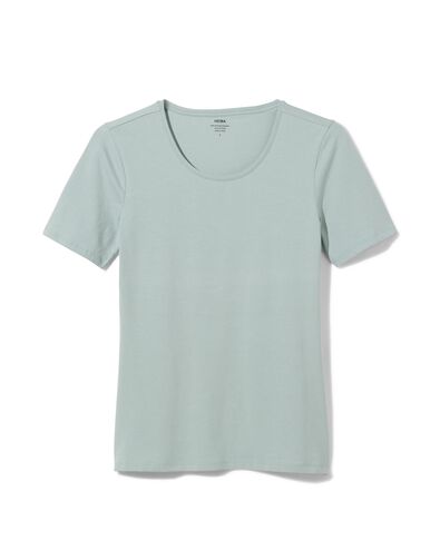 dames basis t-shirt grijs grijs - 36354170GREY - HEMA