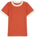 baby t-shirt ribbels rood - 1000023452 - HEMA