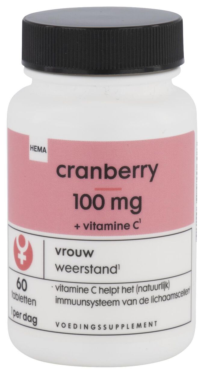 cranberry 100mg C 60 stuks - HEMA