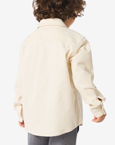 kinderoverhemd corduroy gebroken wit gebroken wit - 30706903OFFWHITE - HEMA