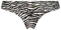 B.A.E. damesstring zebra zwart zwart - 1000021741 - HEMA