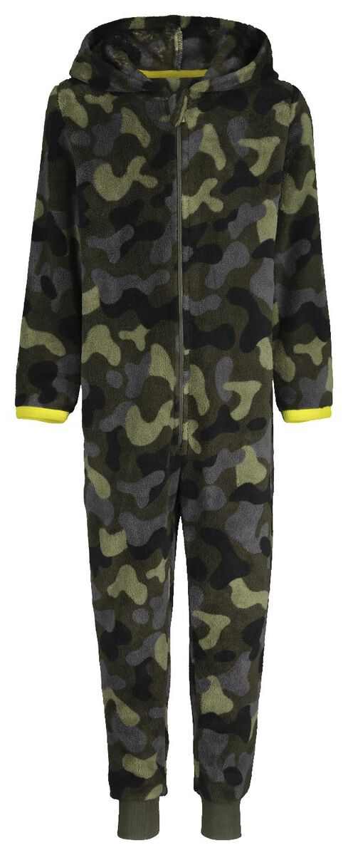Vooruitzicht ondernemen interview kinder onesie camouflage groen - HEMA