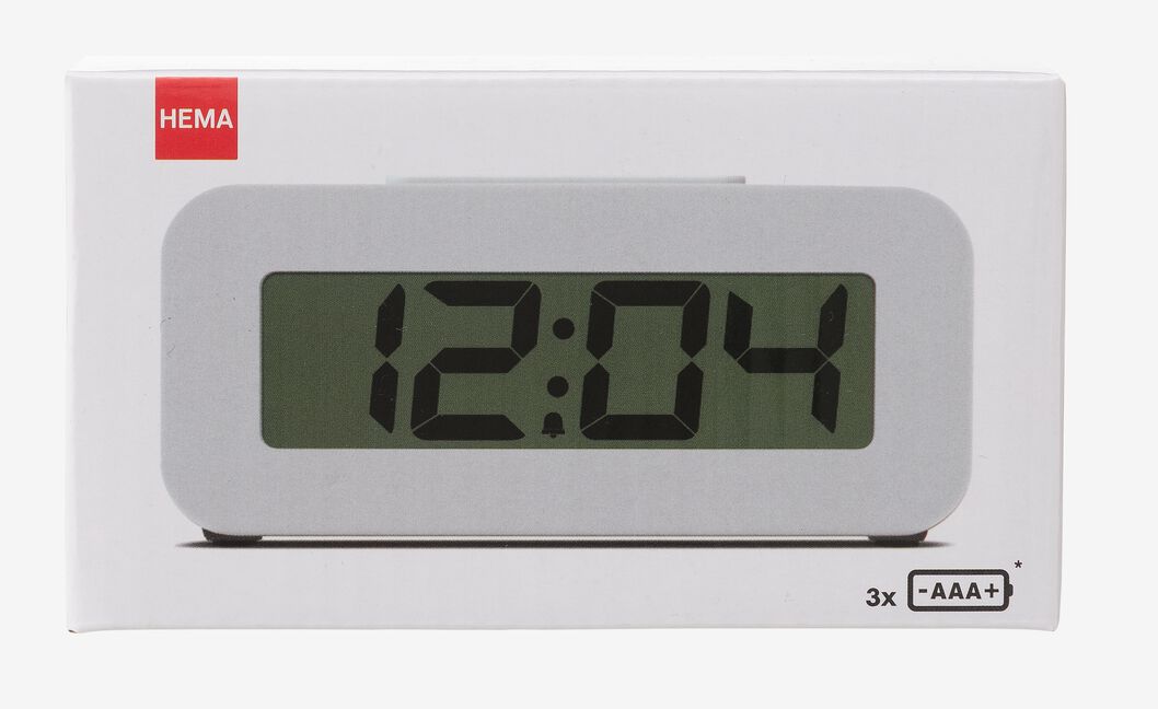 Tijd alarm aantrekken wekker digitaal - HEMA
