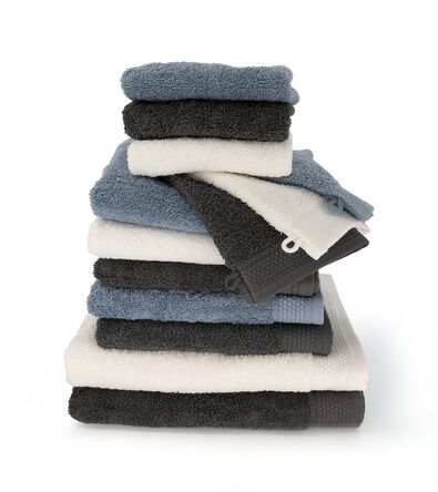 handdoek - 60 x 110 cm - hotelkwaliteit - donkergrijs donkergrijs handdoek 60 x 110 - 5216015 - HEMA