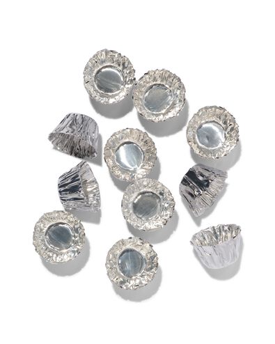 kaarsenhulzen - zilver - 30 stuks - 13504500 - HEMA