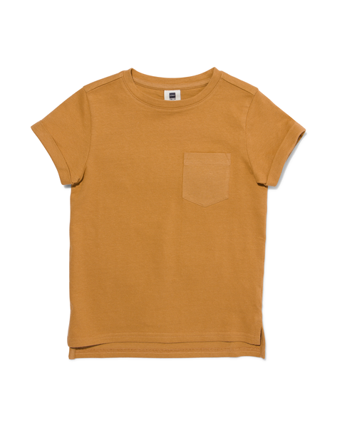 kinder t-shirt bruin bruin - 1000030902 - HEMA