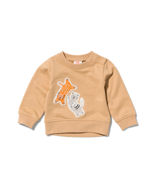 newborn sweater tijgers bruin bruin - 1000029861 - HEMA