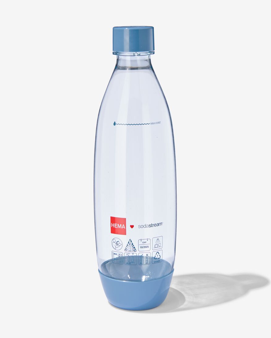 SodaStream kunststof fles blauw 1L - 80405203 - HEMA