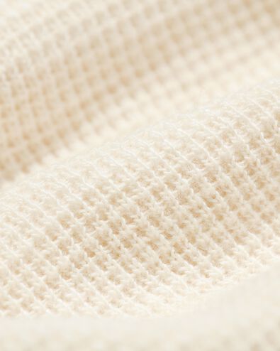 kinder sweater wafel zand zand - 30771126SAND - HEMA
