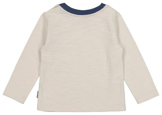 newborn setje t-shirt en broek - katoen donkerblauw donkerblauw - 1000020981 - HEMA