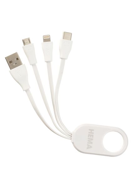 USB laadkabel micro, 8-pin en type c. - 39630063 - HEMA