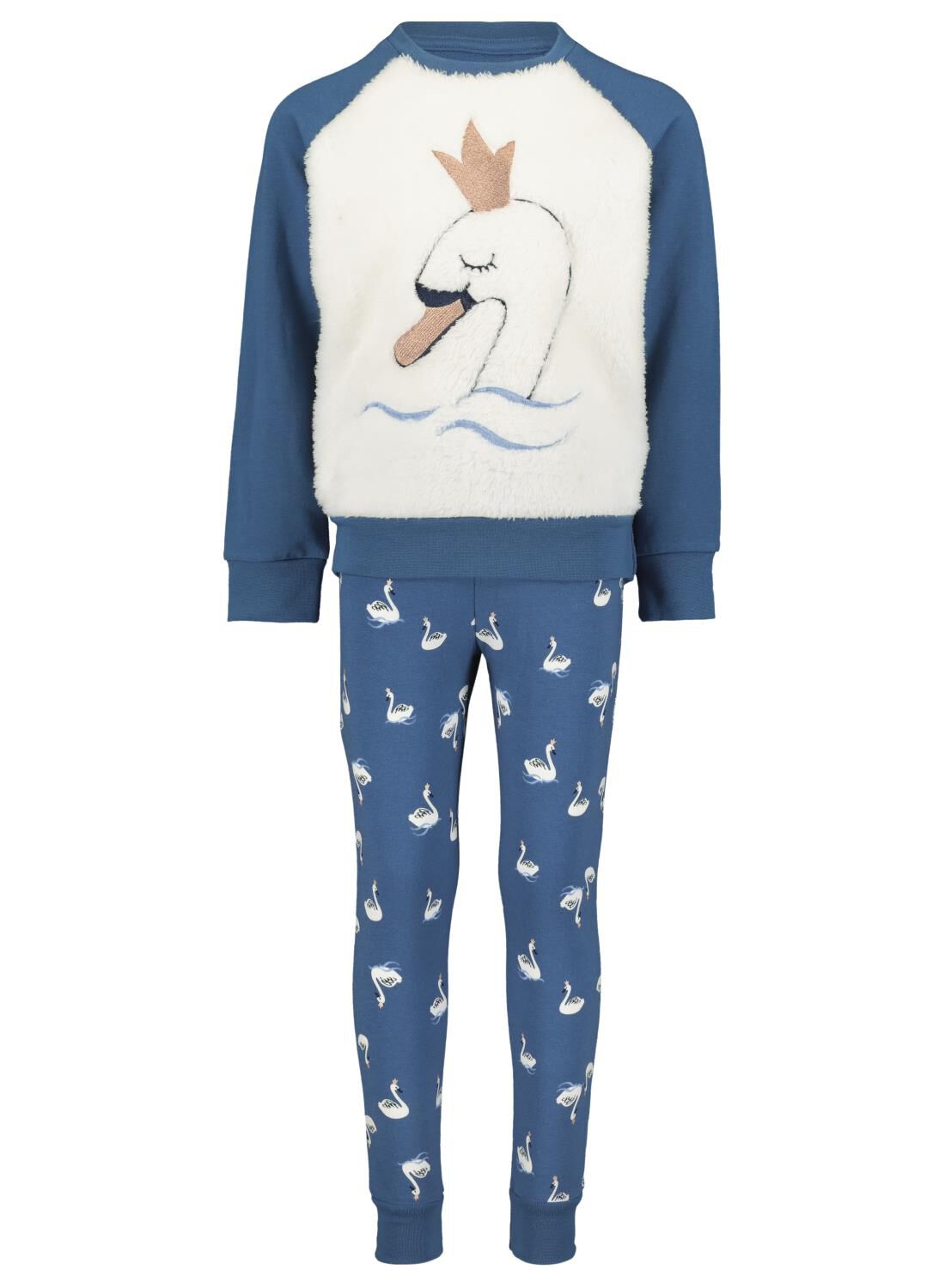 kinderpyjama blauw HEMA