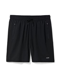 Heren Korte Sportbroek Zwart (zwart)