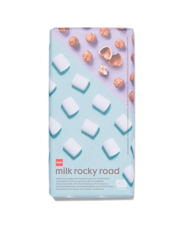 melkchocoladereep - rocky road - 10350028 - HEMA