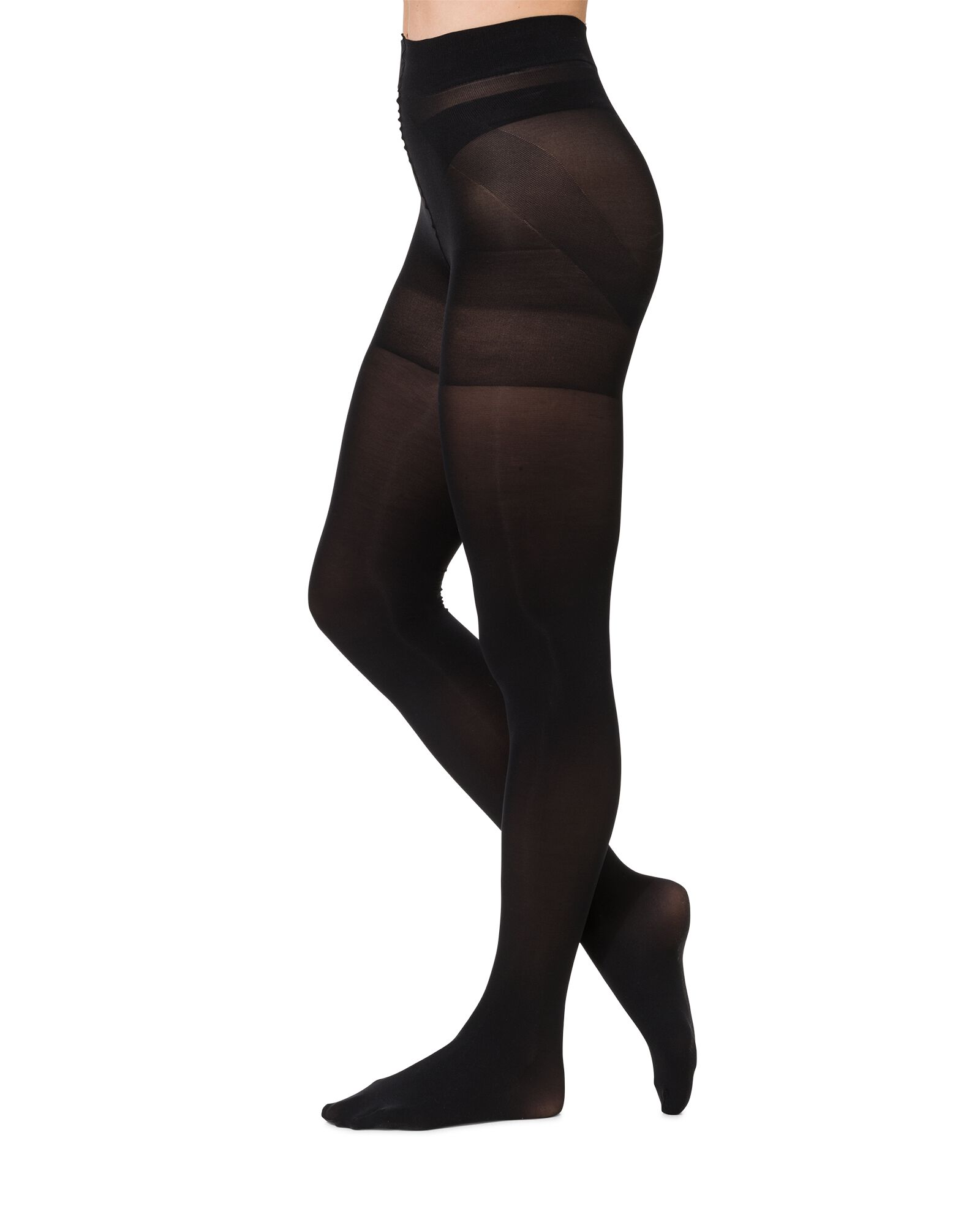 panty push-up 40denier zwart zwart - 1000001213 - HEMA