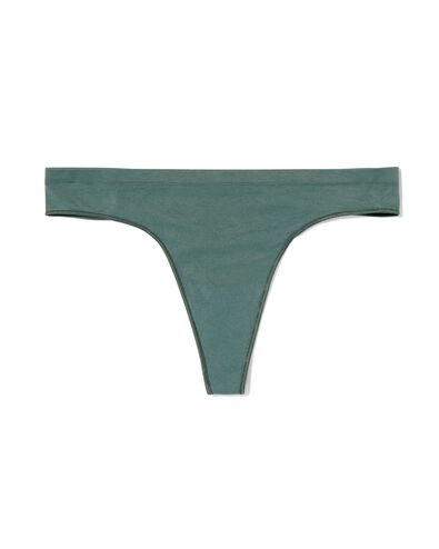 dames string naadloos micro	 groen groen - 19650364GREEN - HEMA