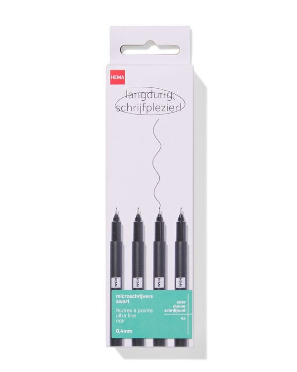 microschrijvers - 4 stuks - 14460038 - HEMA