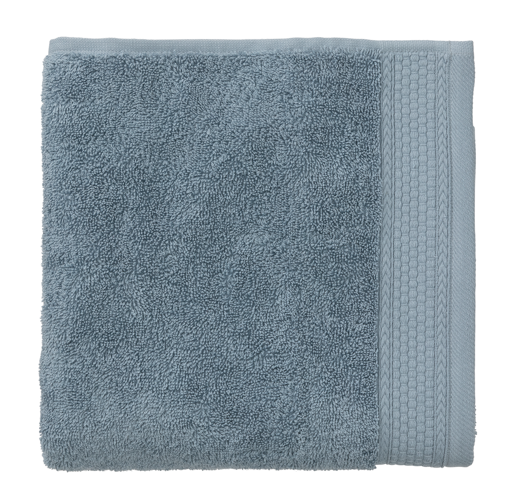 handdoek - 50 x 100 cm - hotel extra zwaar - ijsblauw - 5220046 - HEMA