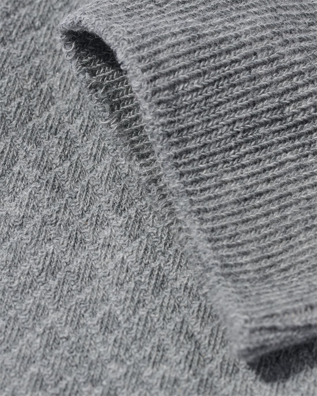 HEMA Heren Sokken Met Katoen Textuur Grijsmelange (grijsmelange)