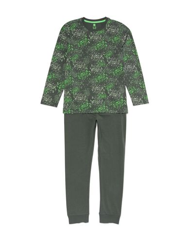 kinder pyjama splash groen groen - 23012880GREEN - HEMA