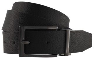 Herenriem Omkeerbaar 3.5cm Zwart (zwart)