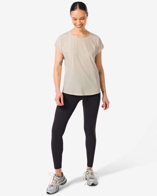 dames sportlegging zwart zwart - 36070116BLACK - HEMA