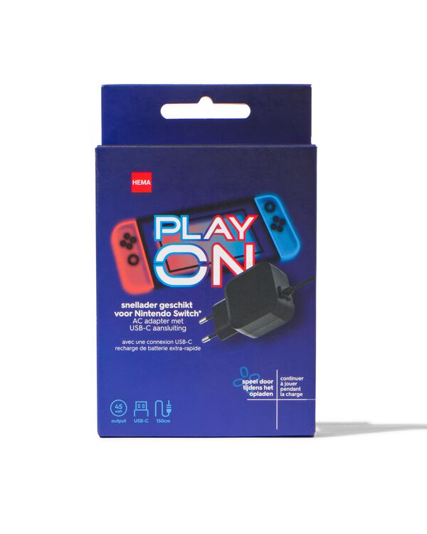 snellader geschikt voor Nintendo Switch - 38440010 - HEMA