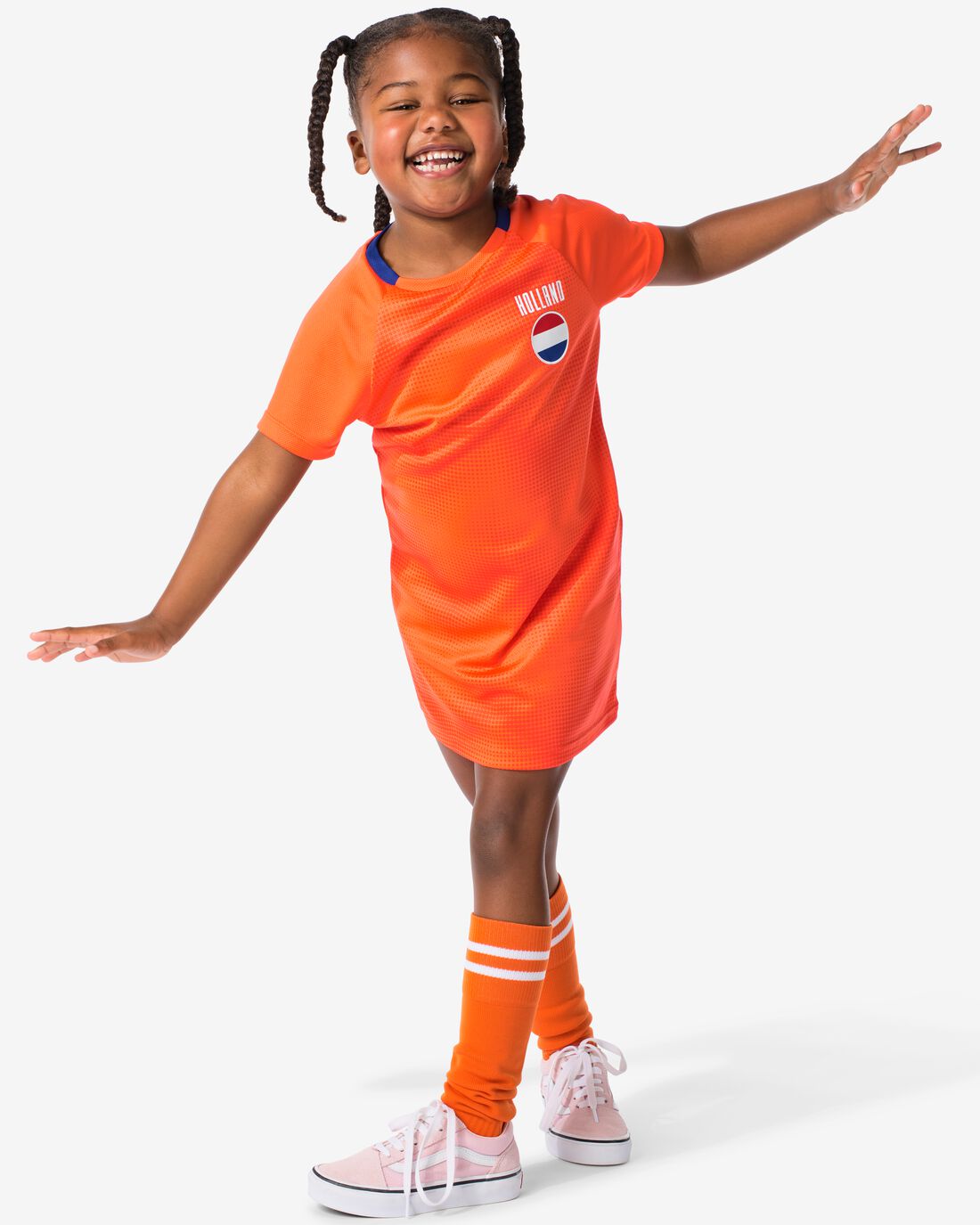 HEMA Kinder Sportjurk Nederland Oranje (oranje)
