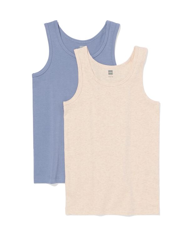 kinderhemden zee - 2 stuks blauw blauw - 19201540BLUE - HEMA