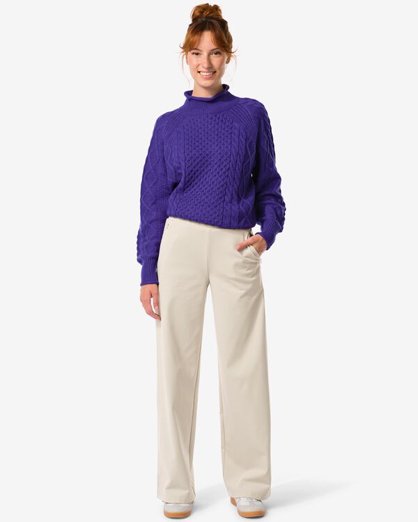 dames thermobroek  zand zand - 36269135SAND - HEMA