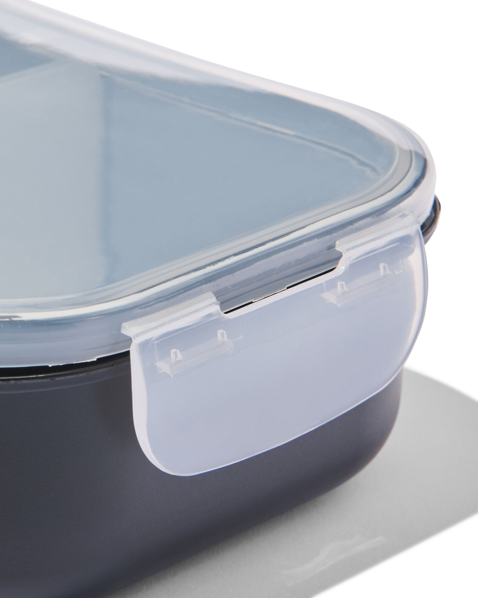 lunchbox losse compartimenten zwart - 80610300 - HEMA