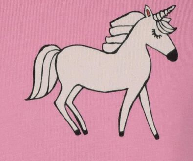 kinder t-shirt eenhoorn roze - 1000017859 - HEMA